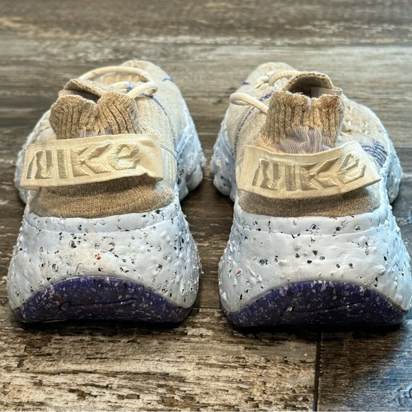 Nike Shoes Space Hippie 04 Sneakers Sail Astronomy Blue Beige Womens Size 7 Gym - Picture 5 of 13